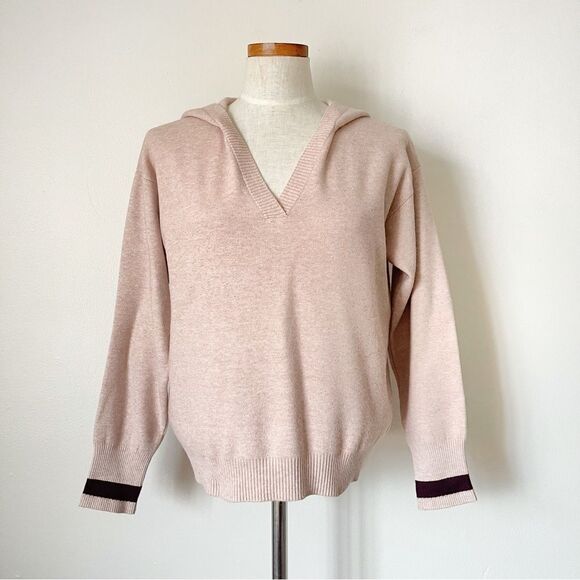 Anthropologie Moth Seward hooded pullover sweater size small preowned - Picture 2 of 6